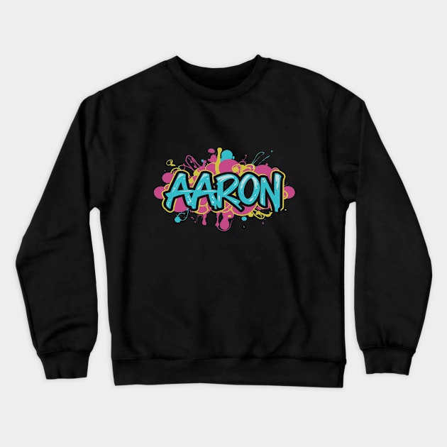 Aaron name Crewneck Sweatshirt by StyleTops